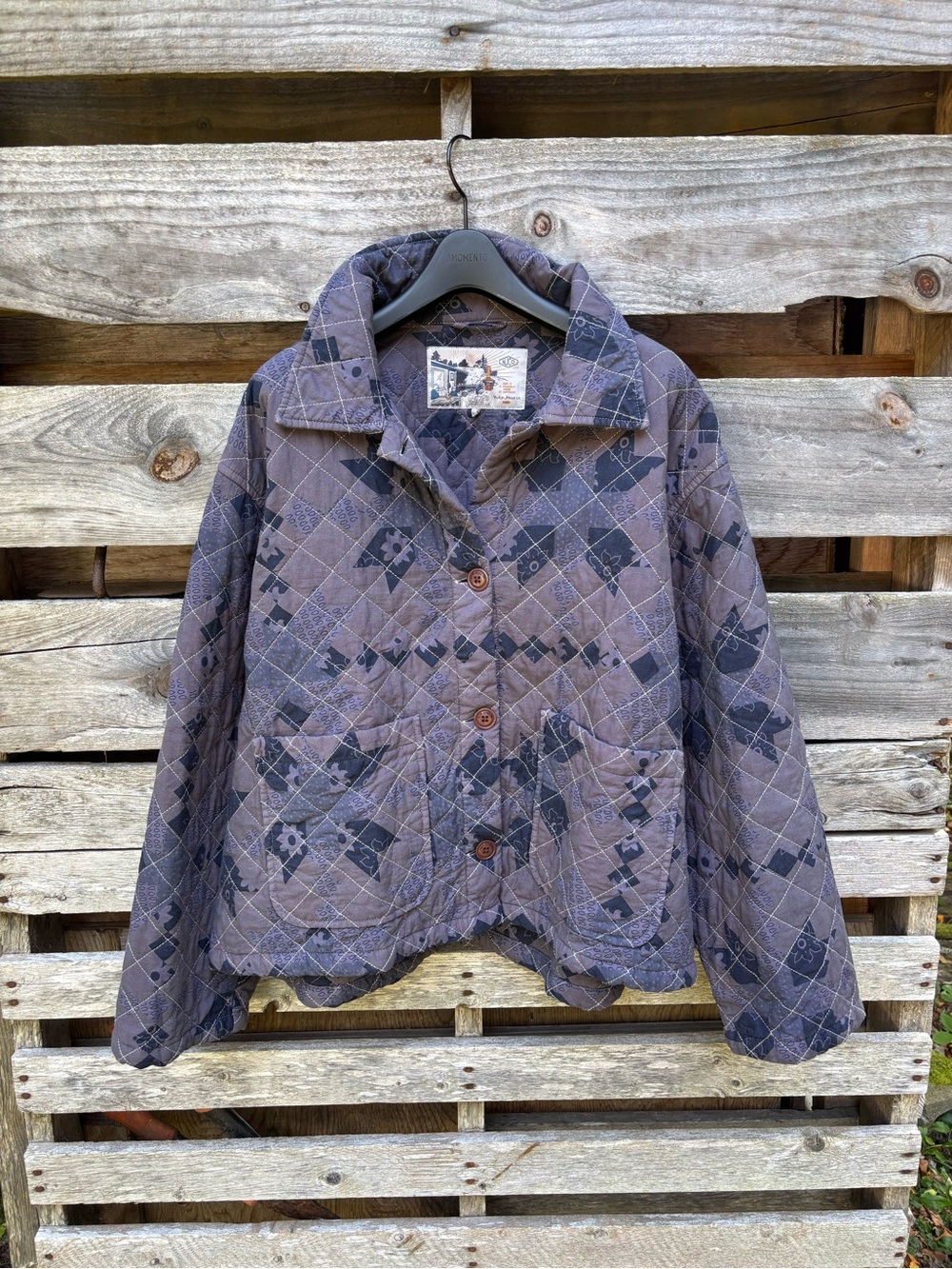 Nudie jeans quilted jacket size large